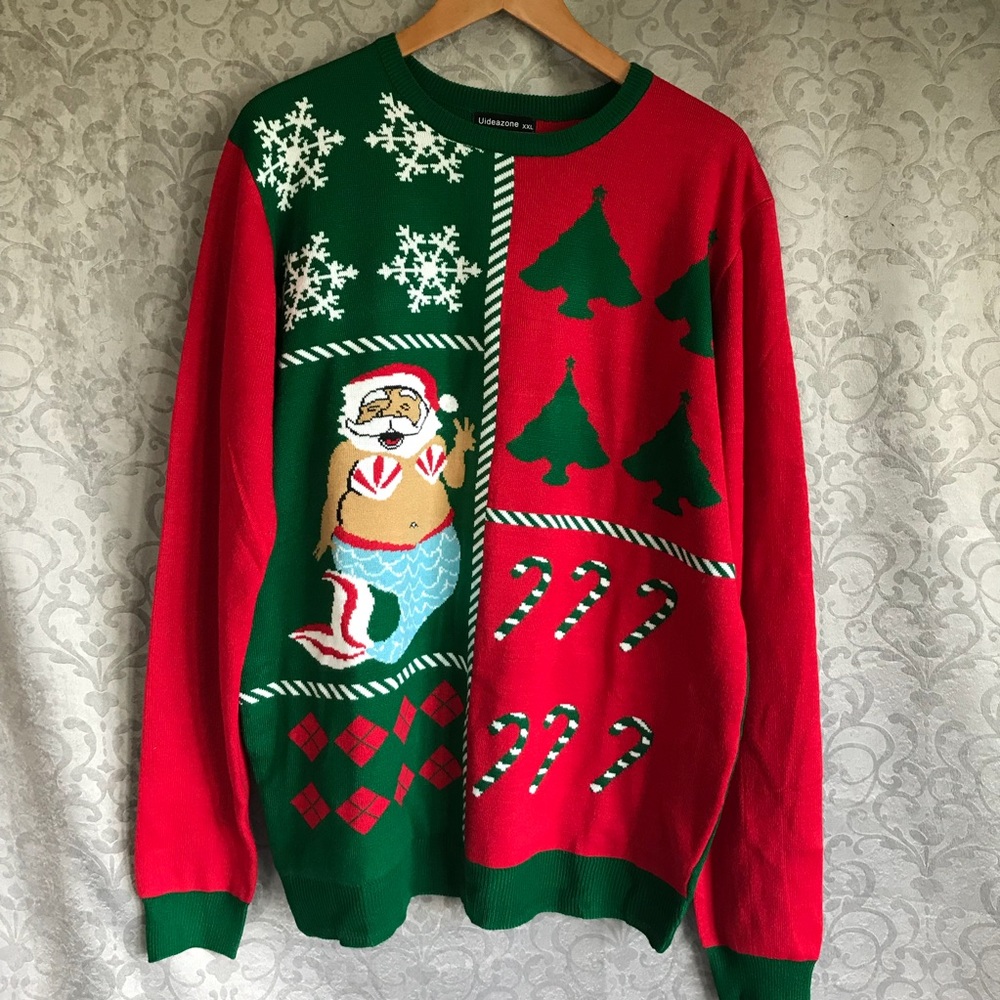 Women’s Ugly Christmas Sweater, Size XXL